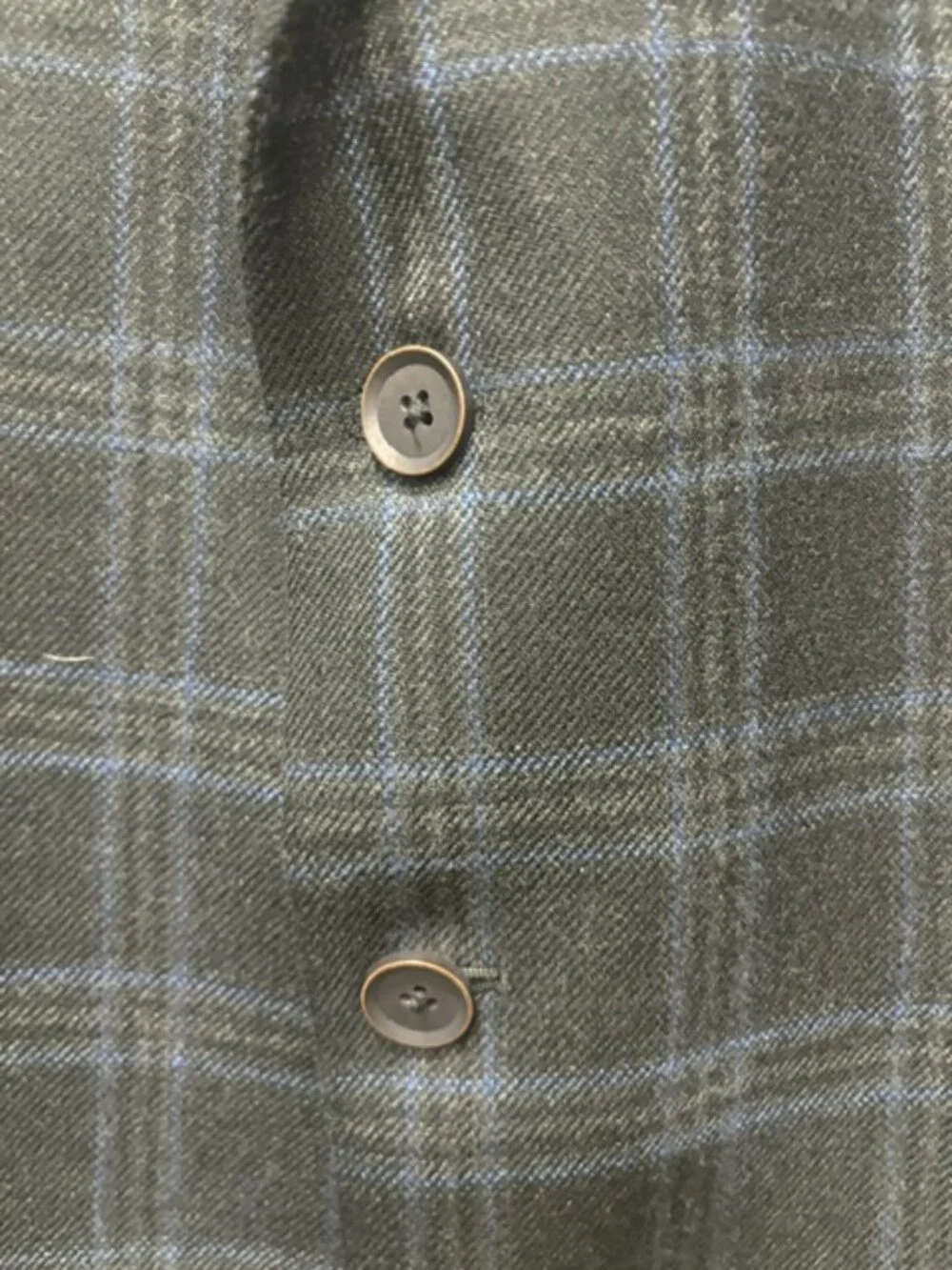 100% Wool Windowpane-Michael Kors Sport Coat/Blazer-Blue/Gray Sz 48R